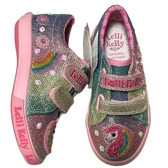 Lelli Kelly Eloise ballerina's met bloe patch Wit